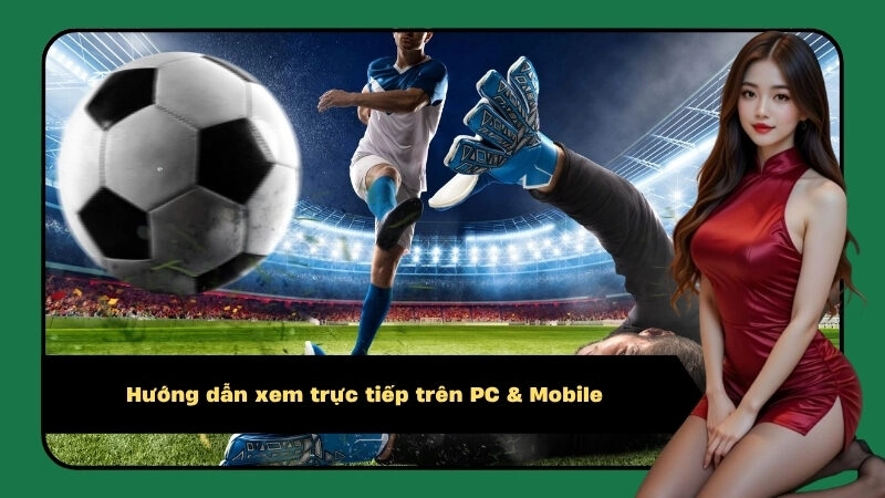 Hướng dẫn xem trực tiếp trên PC & Mobile