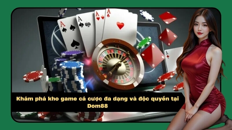 Khám phá kho game cá cược đa dạng và độc quyền tại Dom88